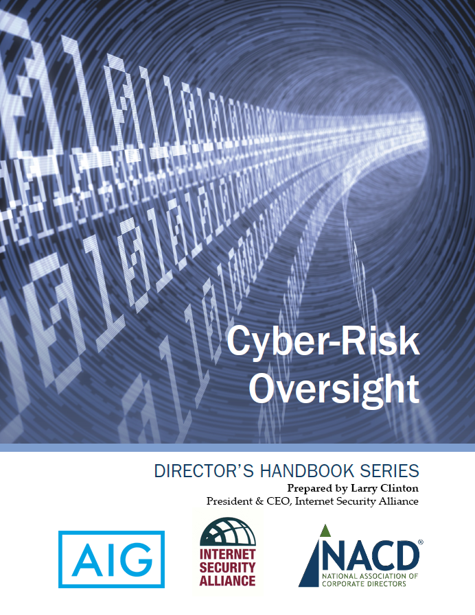 CyberRisk Oversight Handbook Security Alliance